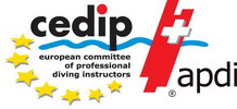 Association of Swiss Professional Diving Instructors, membre du CEDIP